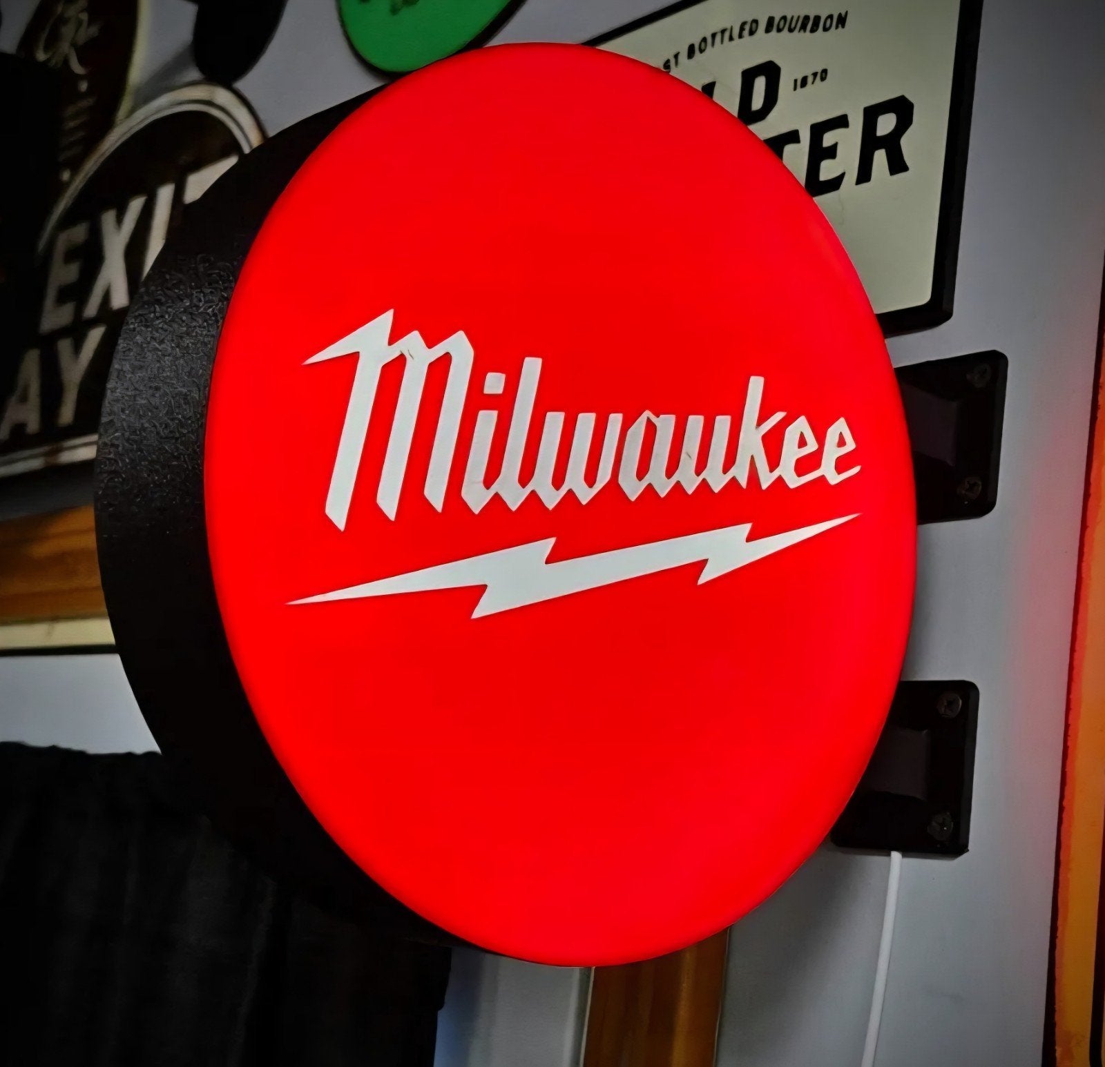 Milwaukee LED Lichtbak - Dubbelzijdig - Ø30cm, Ophalen of Verzenden