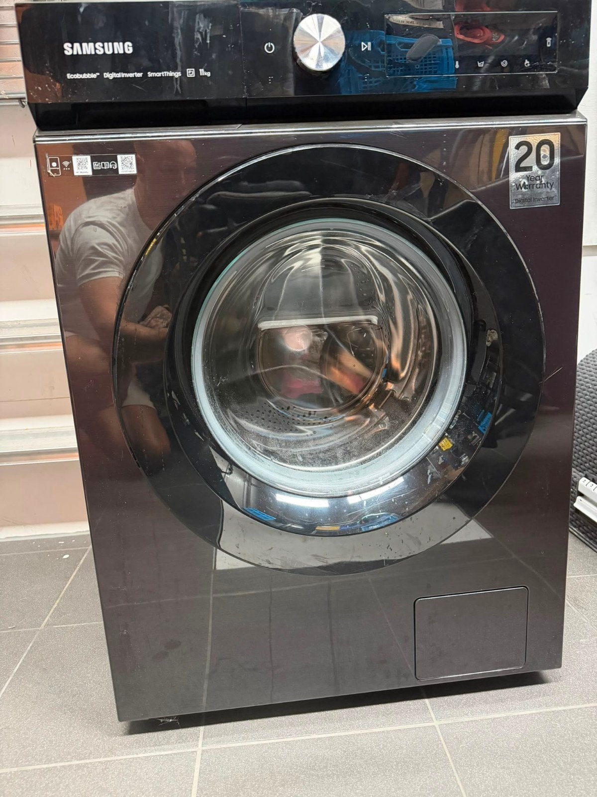 Samsung 11kg wasmachine met wifi, Witgoed en Apparatuur, Wasmachines, Zo goed als nieuw, Voorlader, 10 kg of meer, 85 tot 90 cm
