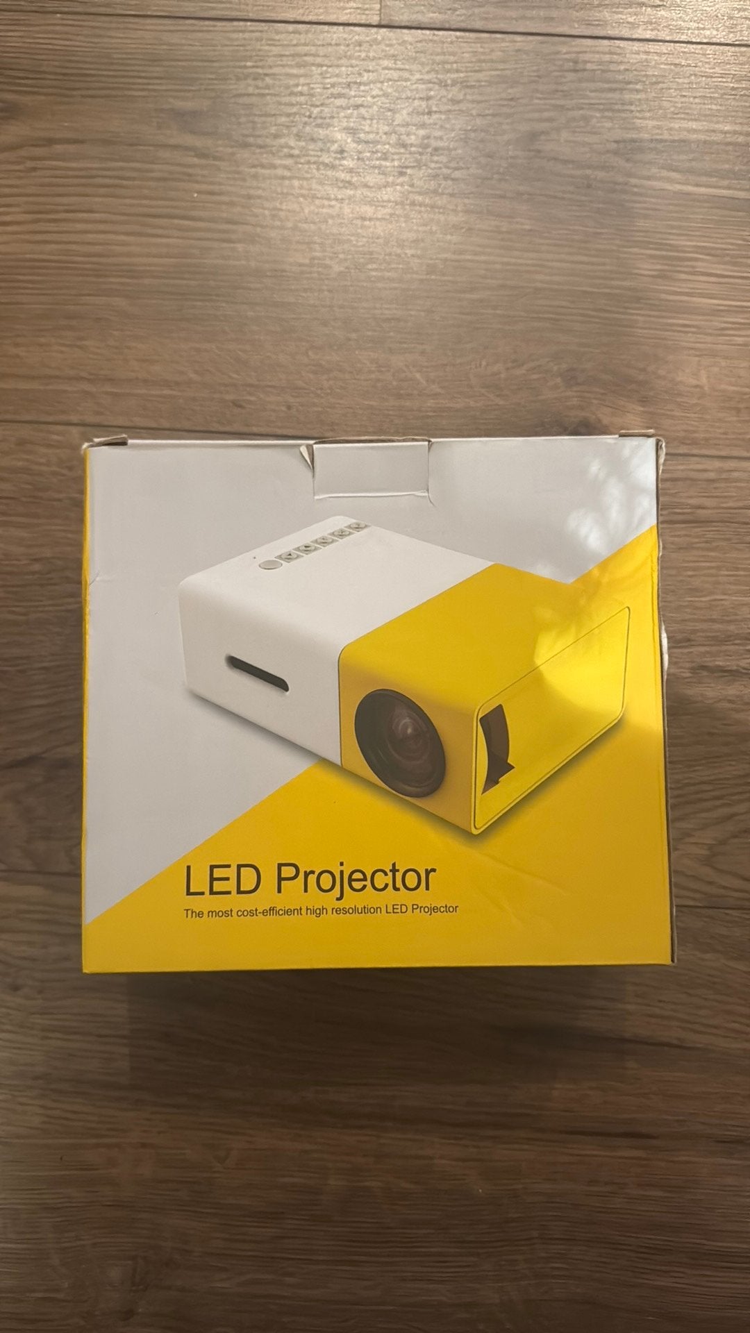 Mini LED Projector - Compacte Beamer voor Thuisbioscoop, Ophalen of Verzenden, Zo goed als nieuw, LED