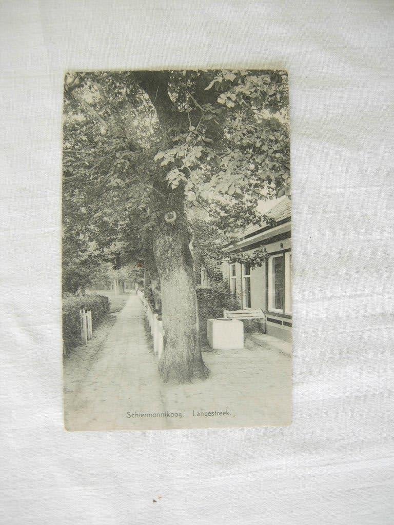 Ansichtkaart Schiermonnikoog Langestreek, Verzenden, 1920 tot 1940, Gelopen, Waddeneilanden