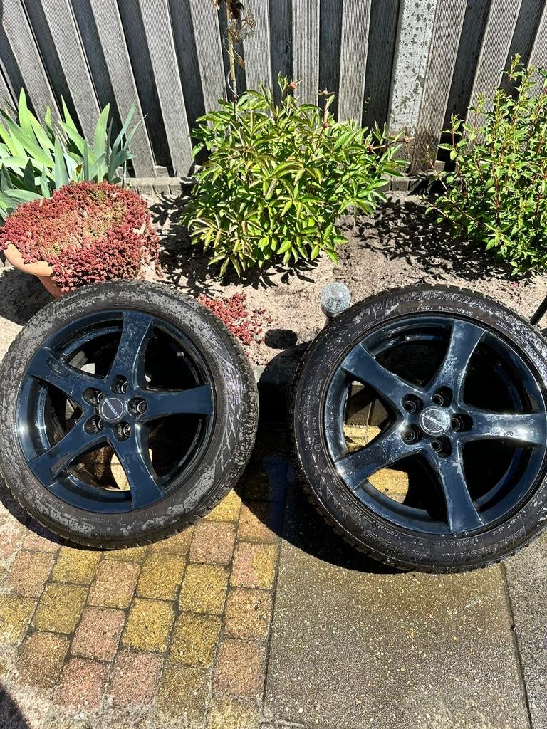 Te koop zgan banden + magnesium velgen, 15 inch, Banden en Velgen, Personenwagen, 185 mm