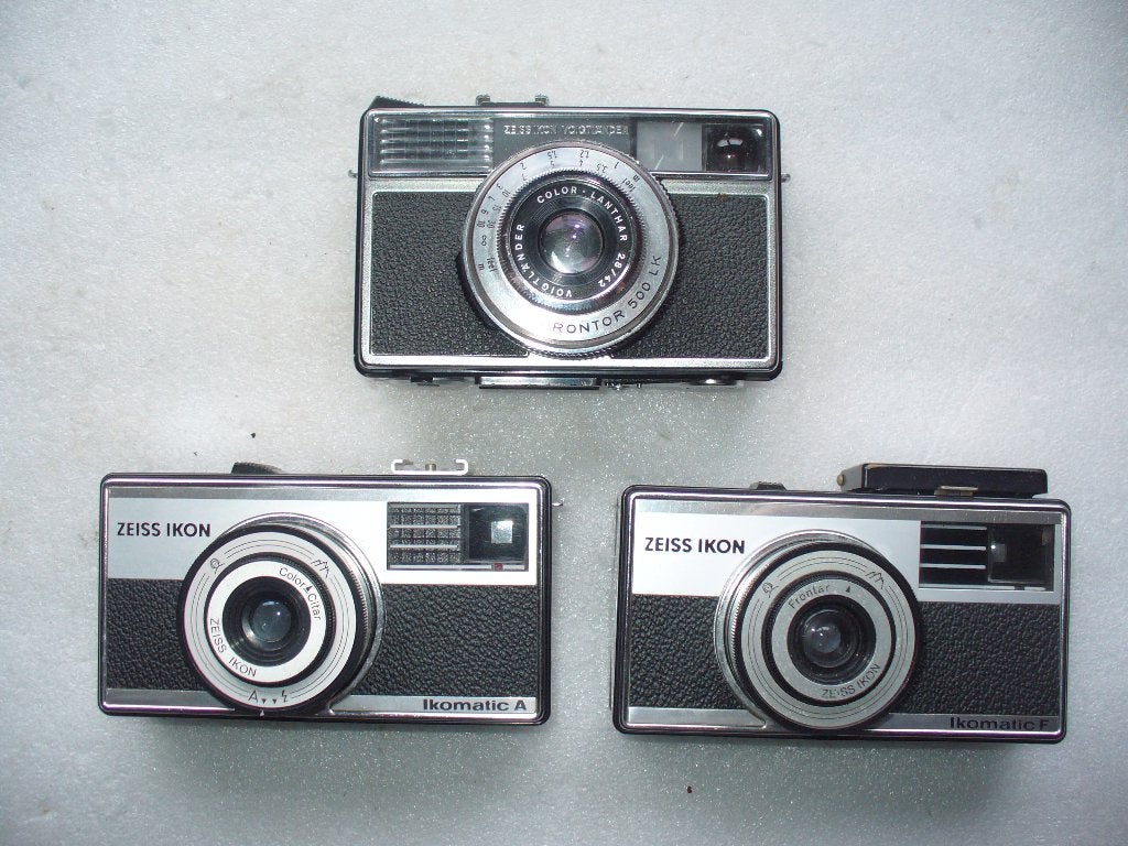 3x Zeiss-Ikon, Ophalen of Verzenden, Gebruikt, Compact, Overige Merken