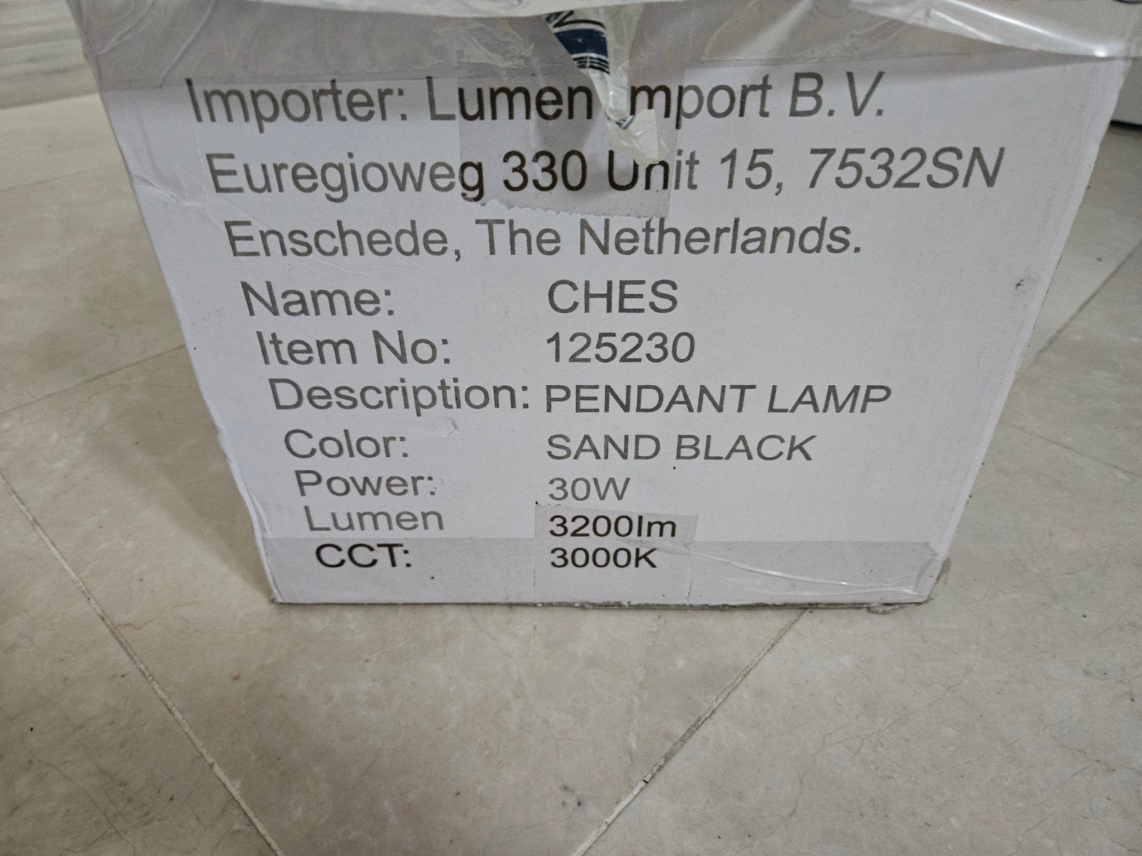 Nieuwe LED hanglamp voor eettafel of bureau - Zandzwart, Nieuw, Overige fittingen, Ophalen of Verzenden, Metaal