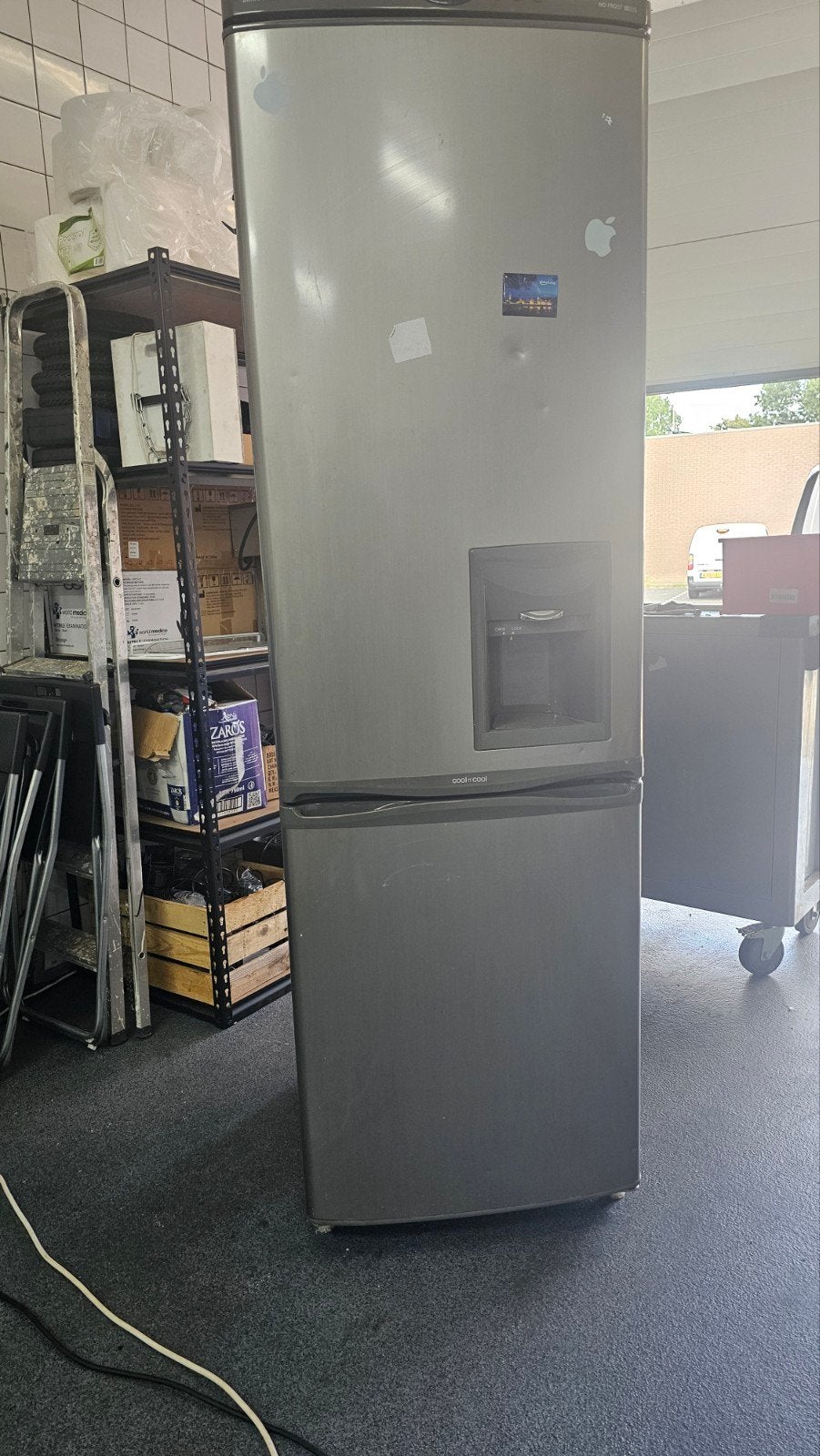 Samsung Koelkast met Vriezer en Waterdispenser, Gebruikt, 200 liter of meer, 60 cm of meer, Met aparte vriezer