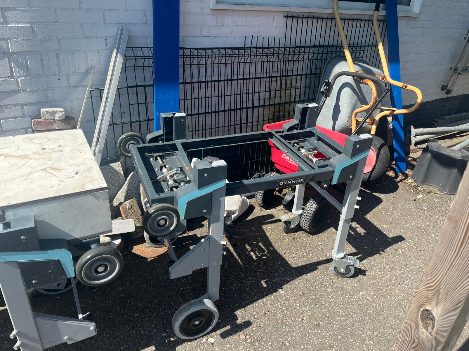 2 keer l46 dynnox karretjes zonder onderplaat, Ophalen of Verzenden, Gebruikt