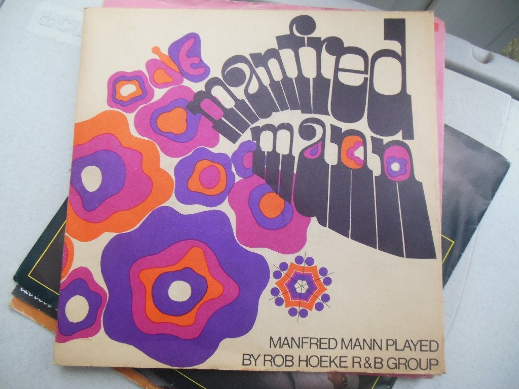 single rob hoeke plays manfred mann 45rpm jukebox vinyl 7'', Gebruikt, 7 inch, Ophalen of Verzenden, Pop
