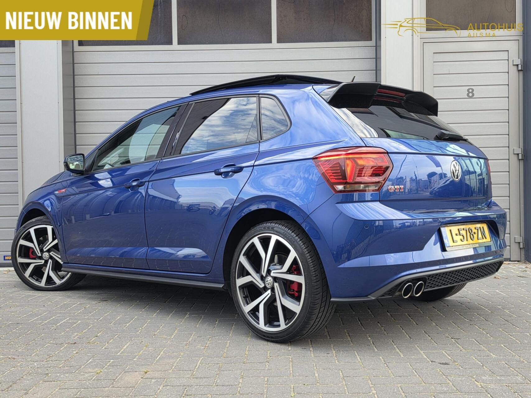 Volkswagen Polo 2.0 TSI GTI Pano/ACC/Virtual/Trekhaak/Led/, Stof, Gebruikt, 4 cilinders, Blauw