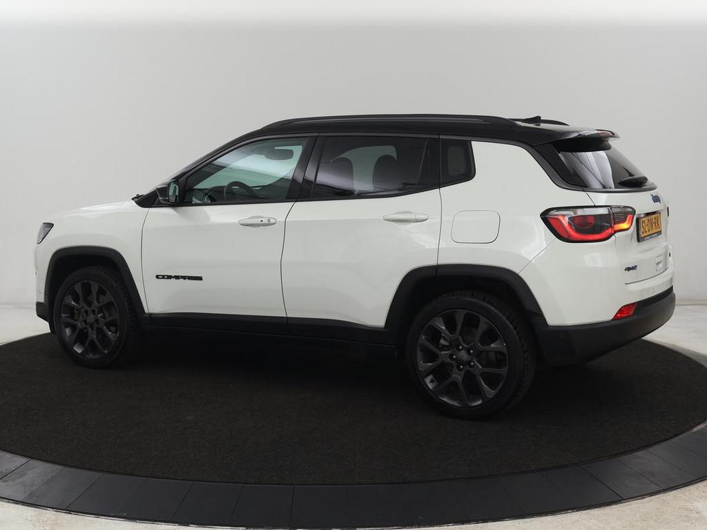 Jeep Compass 4xe 240 Plug-in Hybrid Electric S | Leder | Sto, Auto's, Jeep, Automaat, 4 cilinders, Wit, Bedrijf