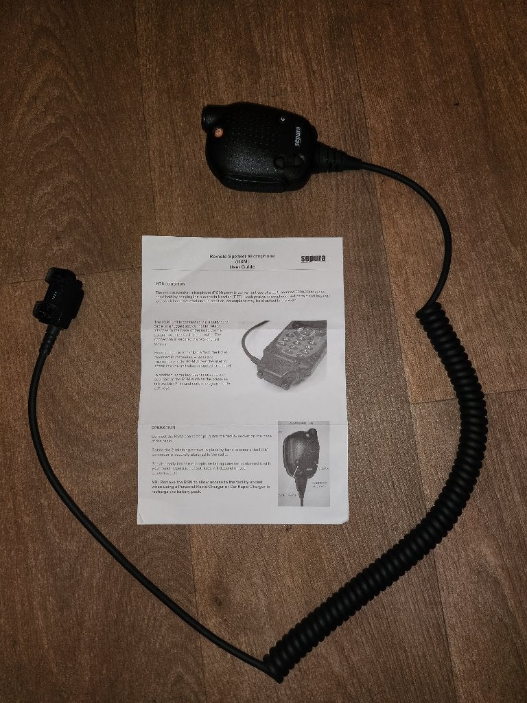 Sepura Spreeksleutel Speakermic Portofoon DSI Politie, Verzamelen, Militaria | Algemeen, Ophalen of Verzenden, Landmacht, Nederland