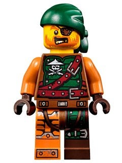 LEGO Ninjago njo0196 Bucko, Kinderen en Baby's, Gebruikt, Lego, Ophalen of Verzenden, Minifiguur