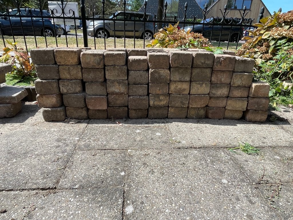 Gratis stenen, Tuin en Terras, Ophalen, Gebruikt, Overige materialen, Klinkers