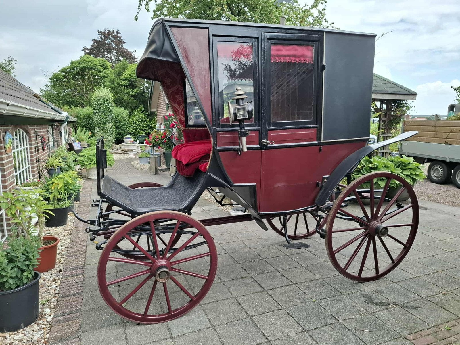Originele koets te koop met luxe uitstraling, Zo goed als nieuw, Overige typen, Paard, Gesloten