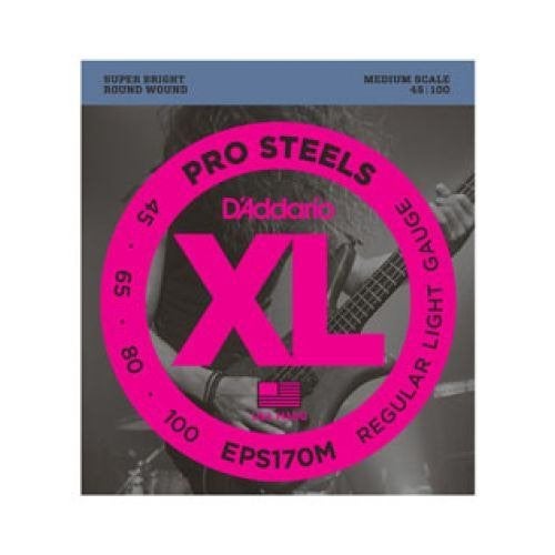 D'Addario Pro Steel EPS170M, Muziek en Instrumenten, Instrumenten | Toebehoren, Ophalen of Verzenden, Nieuw, Elektrische basgitaar