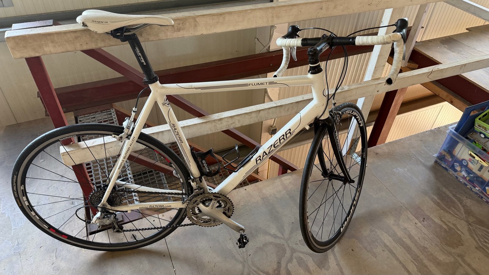 Racefiets Razzerr Plume - Wit, Shimano Sora, Fietsen en Brommers, Overige merken, 28 inch, Gebruikt, Aluminium