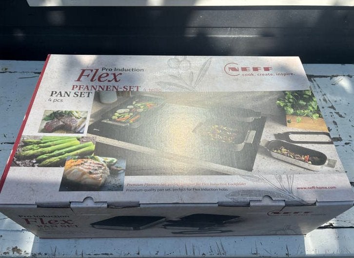 Neff Flex Inductie Pannenset 4 stuks - Nieuw, Ophalen, Nieuw, Pannenset, Geschikt voor inductie