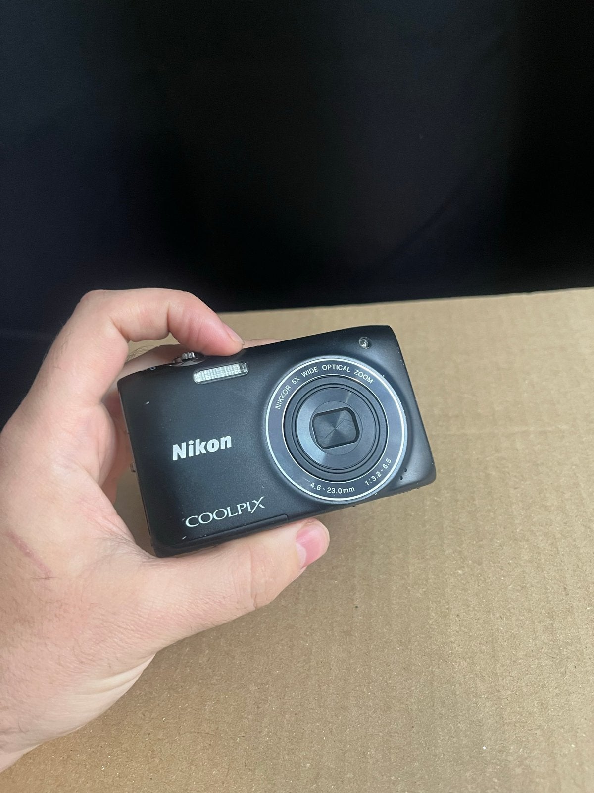 Nikon Coolpix S3100 Compactcamera LENSFOUT - Zwart, Gebruikt, Ophalen of Verzenden, Compactcamera, 4 t/m 7 keer