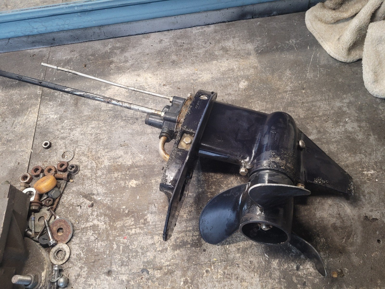 Tohatsu staartstuk, Ophalen of Verzenden, Motor en Techniek