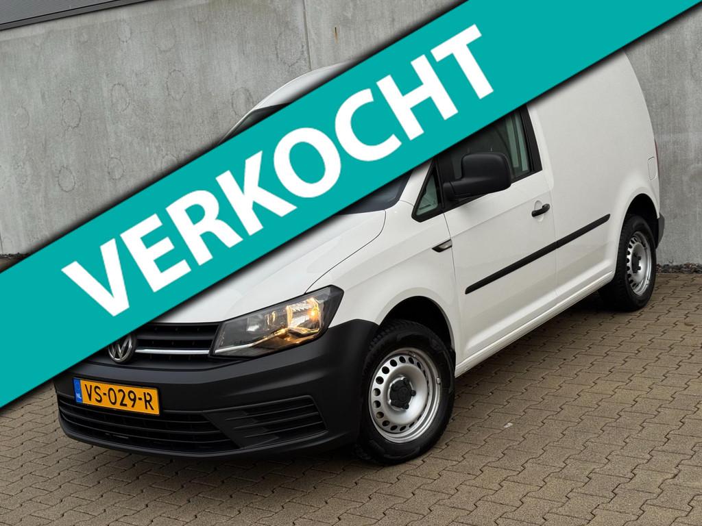 Volkswagen Caddy 2.0 TDI 2016 MARGE Airco NAP OH Strakke bus, Auto's, Bestelauto's, Voorwielaandrijving, Stof, Gebruikt, 4 cilinders