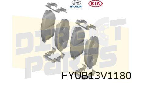 Hyundai Kona (11/17-2/21) remblokset voor (17" velgen) Origi, -, -, Nieuw, Ophalen of Verzenden