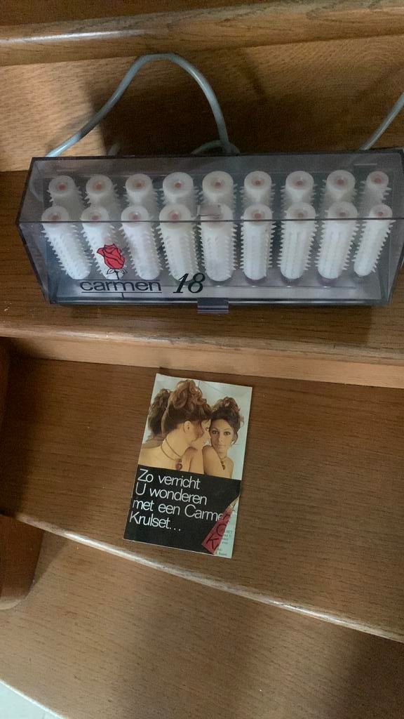 Carmen haarkrulset met 18 krullers., Sieraden, Tassen en Uiterlijk, Uiterlijk | Haarverzorging, Ophalen, Zo goed als nieuw, Overige typen