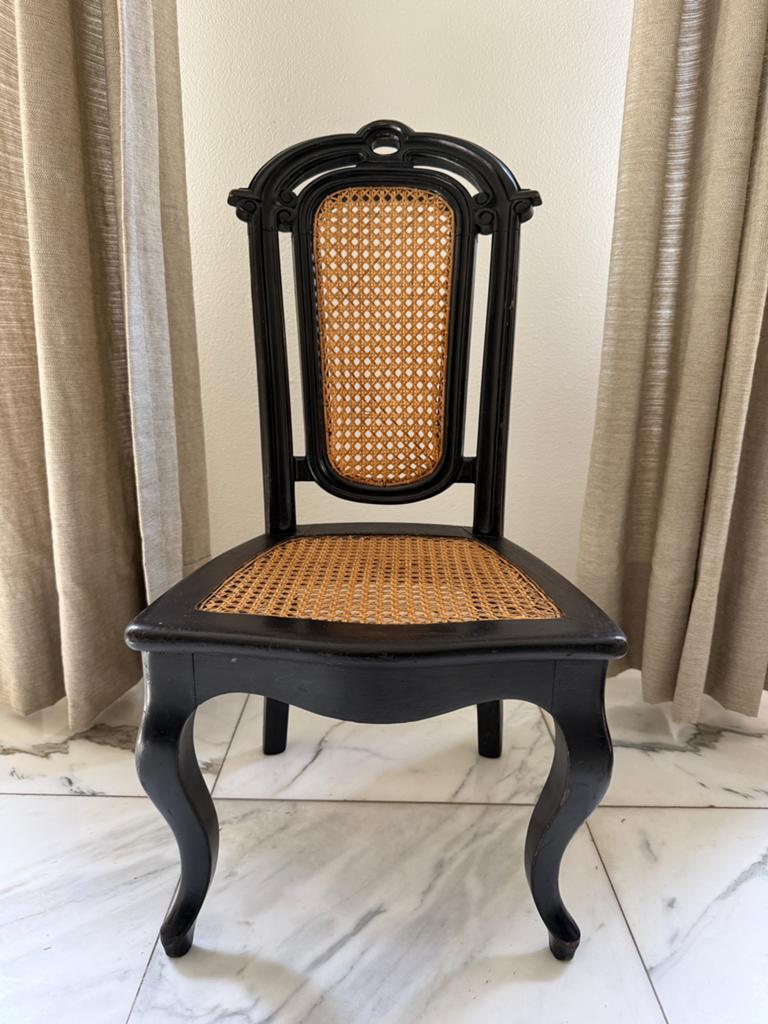 Vintage rotan salonstoeltje | Thonet stijl, Ophalen of Verzenden