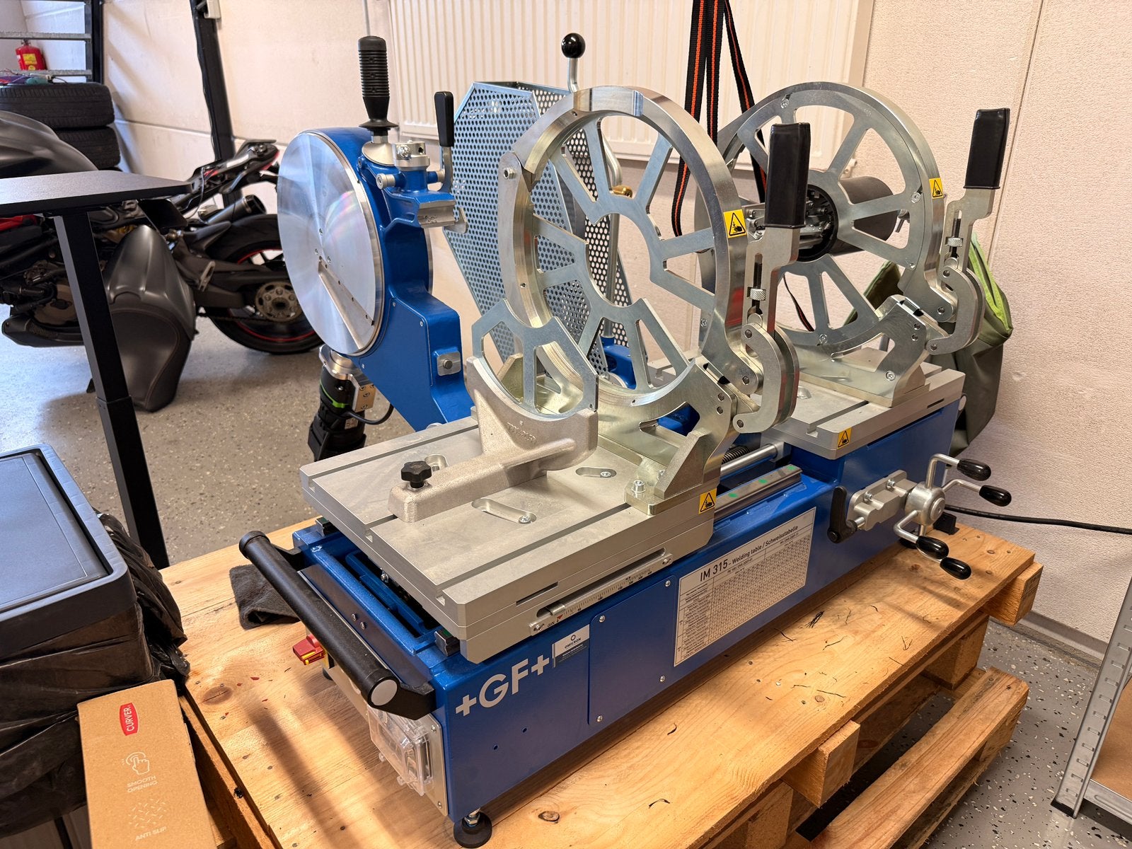 Spiegellasmachine GF IM315 OD90-310, ex BTW, Ophalen of Verzenden, Zo goed als nieuw