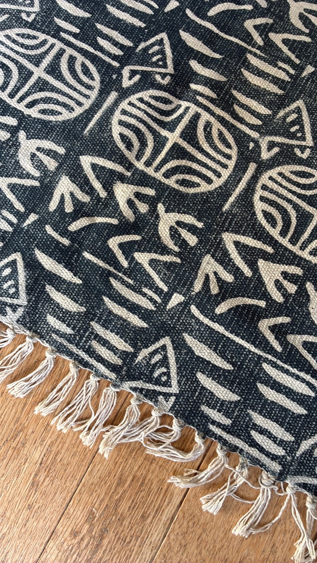 Vloerkleed (Loods 5), Ophalen, 100 tot 150 cm, Blauw, 200 cm of meer
