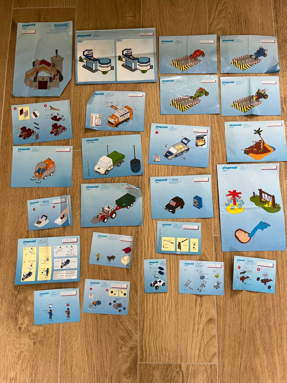 Grote verzameling Playmobil met diverse sets en handleidinge, Kinderen en Baby's, Ophalen of Verzenden, Gebruikt, Complete set