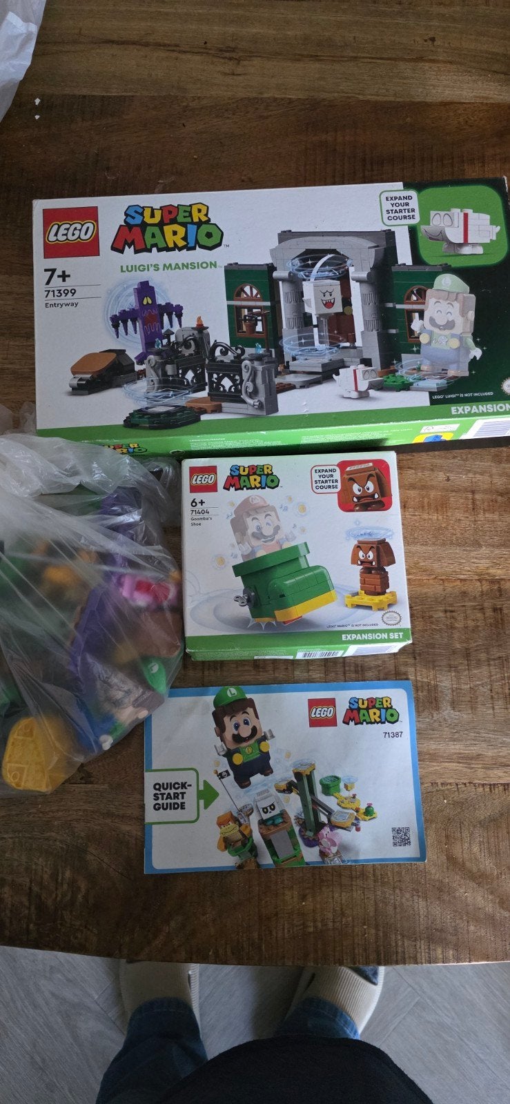 LEGO Super Mario Luigi's Mansion & Goomba's Shoe Sets, Ophalen of Verzenden, Zo goed als nieuw, Overige merken