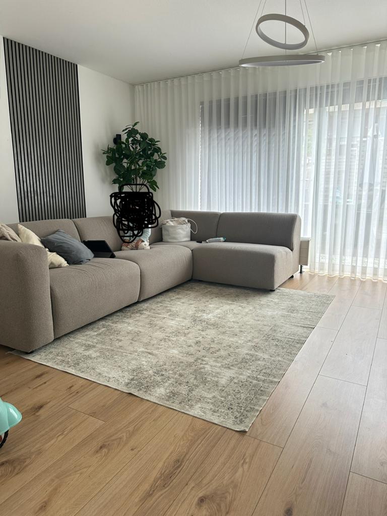 Karwei vintage vloerkleed 160X230 (viscoce en katoen), Ophalen, Zo goed als nieuw, Minder dan 10 m², Tapijt