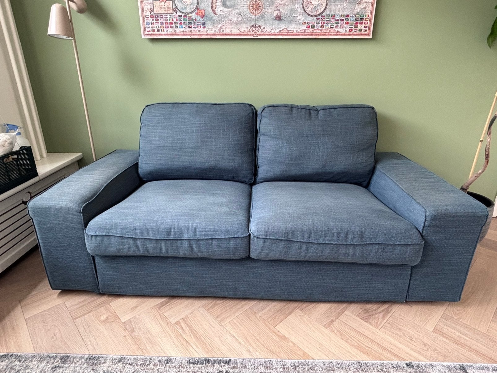 2 persoons bank IKEA Kivik, Ophalen, Gebruikt, 75 tot 100 cm, Tweepersoons