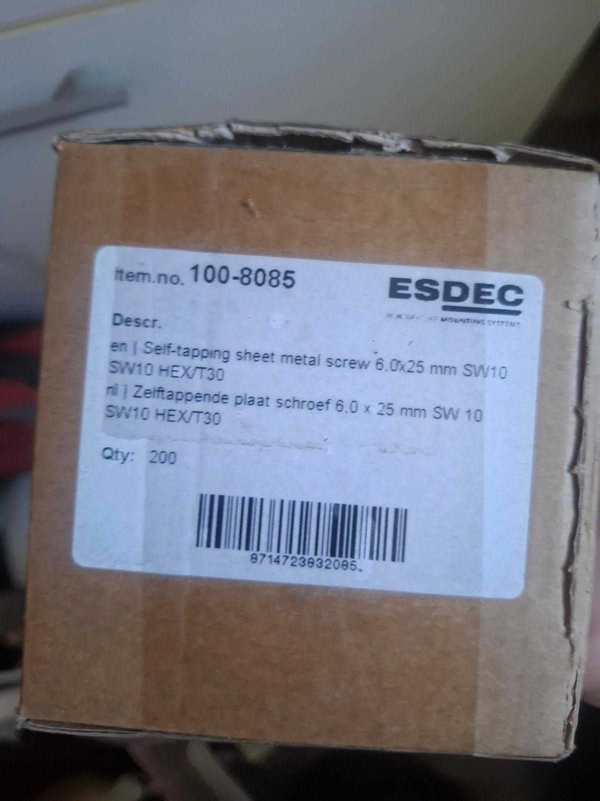 Esdec montagemateriaal/dakgootborstel (nieuw in doos), Ophalen of Verzenden, Nieuw