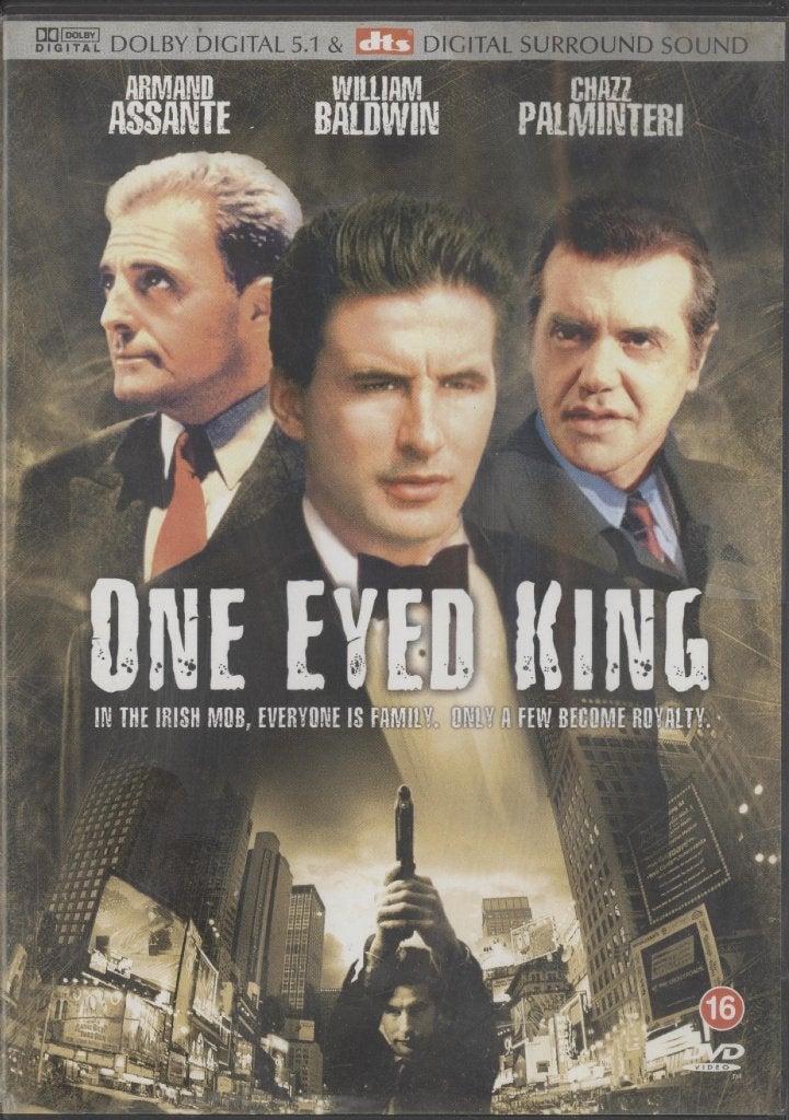 01) One Eyed King: met Armand Assante en William Baldwin, Vanaf 16 jaar, Ophalen of Verzenden, Gebruikt, Actiethriller