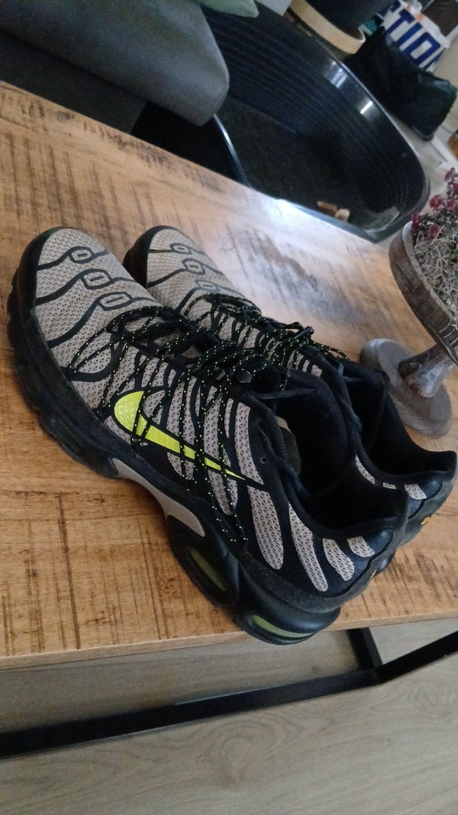 Nike air max plus Utility sneakers college grey volt, Ophalen of Verzenden, Nieuw, Zwart