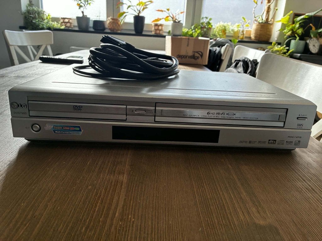 LG DVS7900 combi DVD speler/VHS recorder, Ophalen of Verzenden, Gebruikt, Dvd-speler, LG