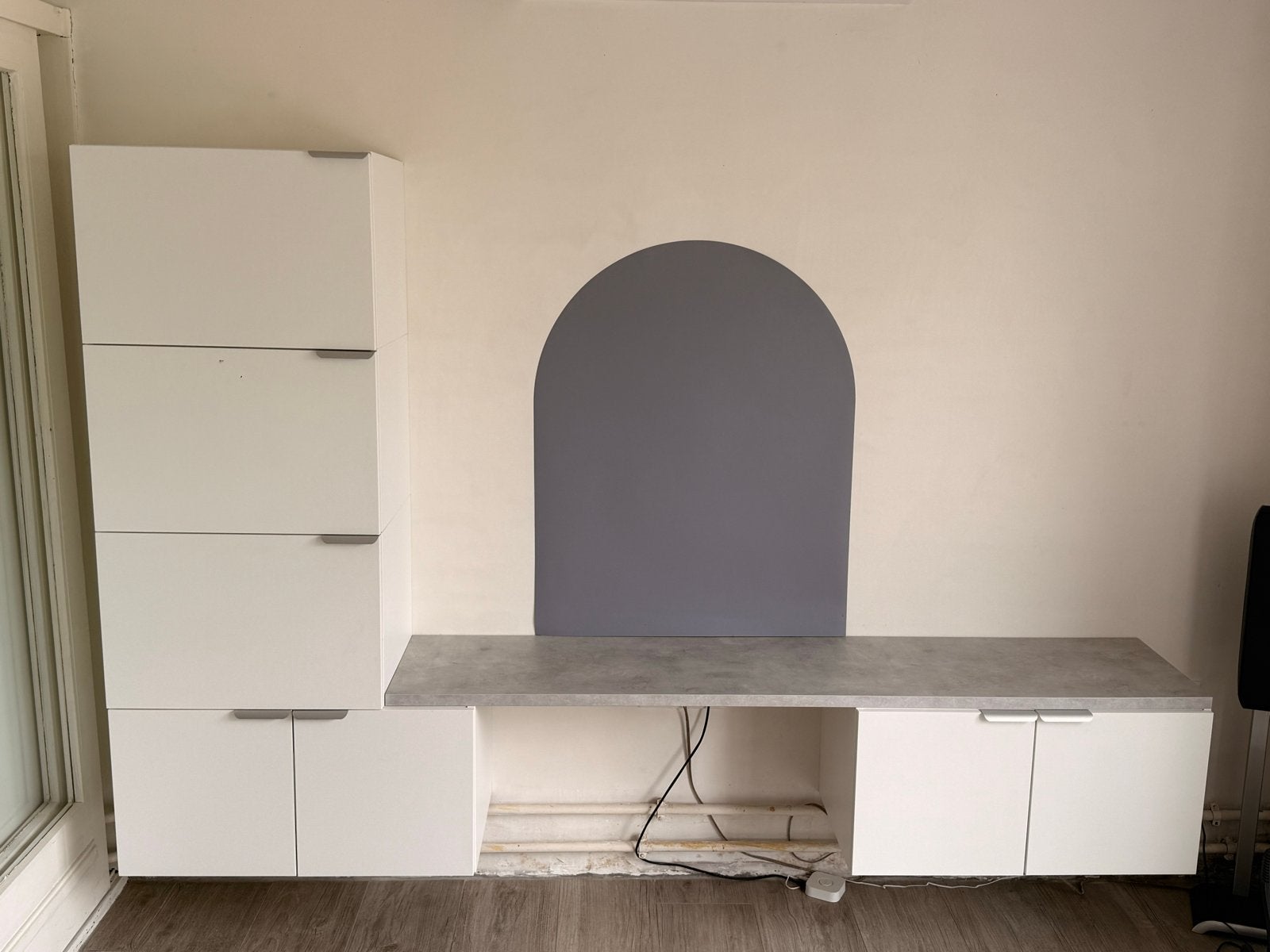 Ikea Plasta Kastensysteem met Magneetbord - 246cm, Ophalen, Gebruikt