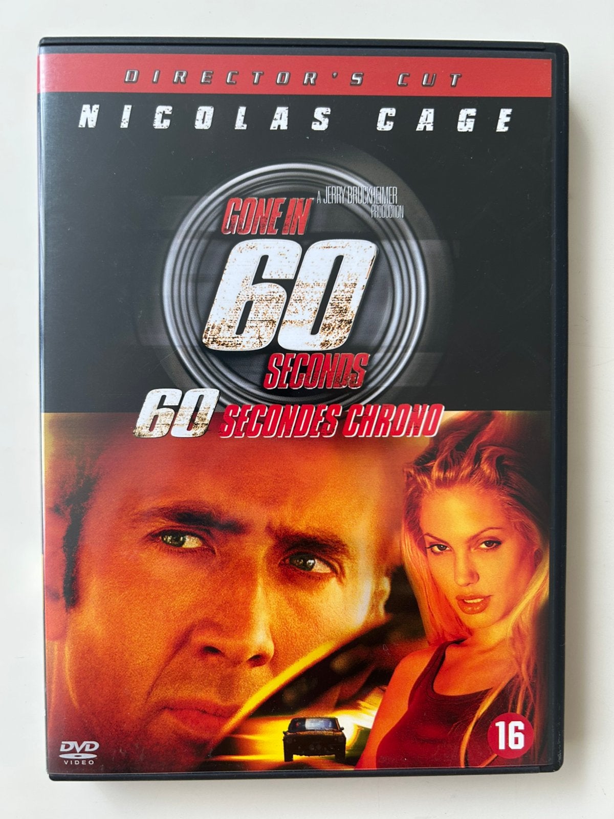 -Gone in 60 Seconds- Actiethriller met Nicholas Cage, Cd's en Dvd's, Engels, Vanaf 16 jaar, Nederlands, Actiethriller