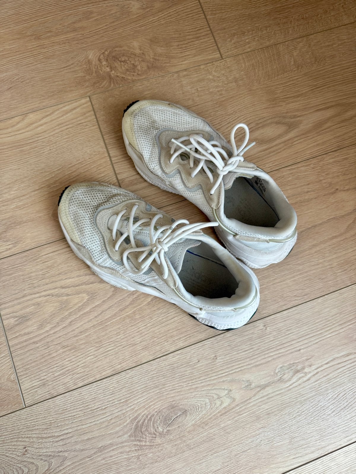 Adidas Ozweego sneakers maat 40,5, Ophalen of Verzenden, Gedragen, Wit, Sneakers of Gympen