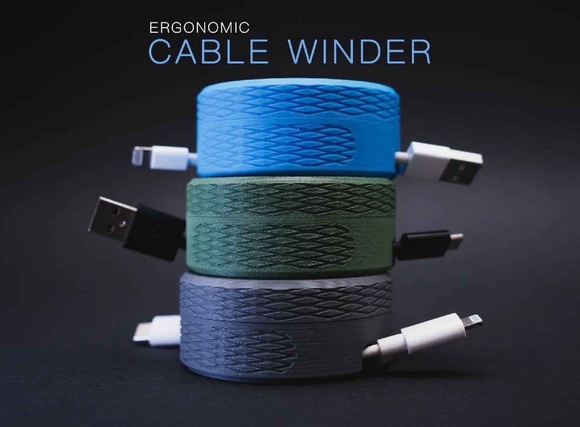 Handige kabel oproller voor in tas - Ergonomisch design, Computers en Software, Pc- en Netwerkkabels, Nieuw, Ophalen of Verzenden