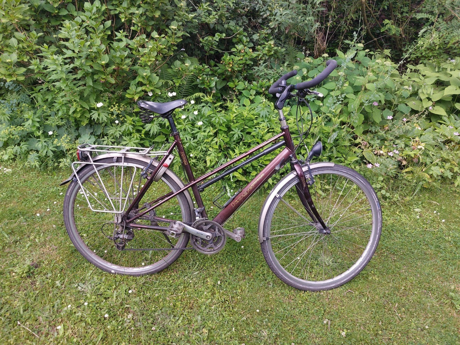 Koga Miyata Ladytraveller mt 57, Fietsen en Brommers, Fietsen | Dames | Damesfietsen, Gebruikt, Velgrem, Versnellingen, 56 cm of meer