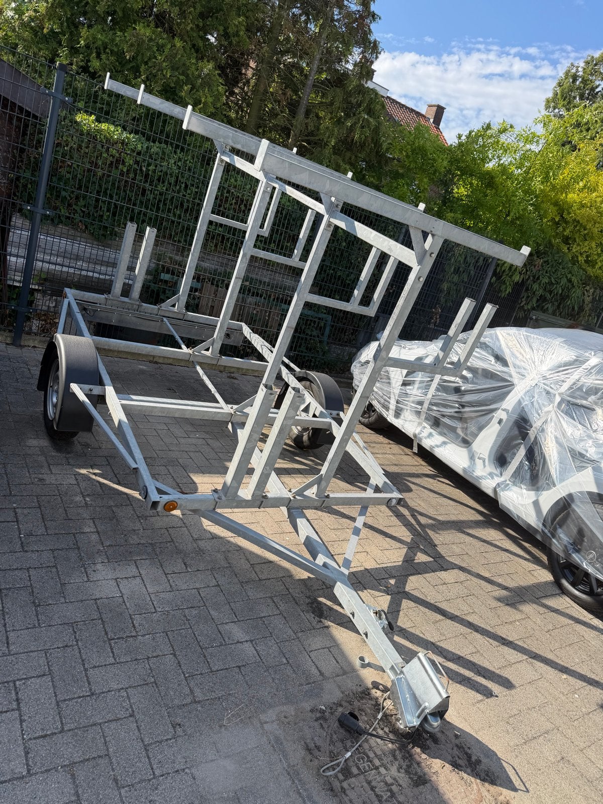 Steiger Aanhanger Steigertrailer Bouwmaterieel Aanhangwagen, Ophalen, Zo goed als nieuw