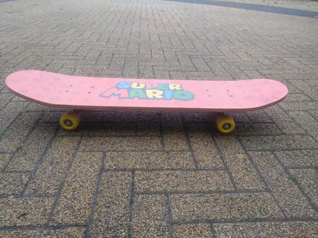 Leuk Super Mario skateboard, Ophalen