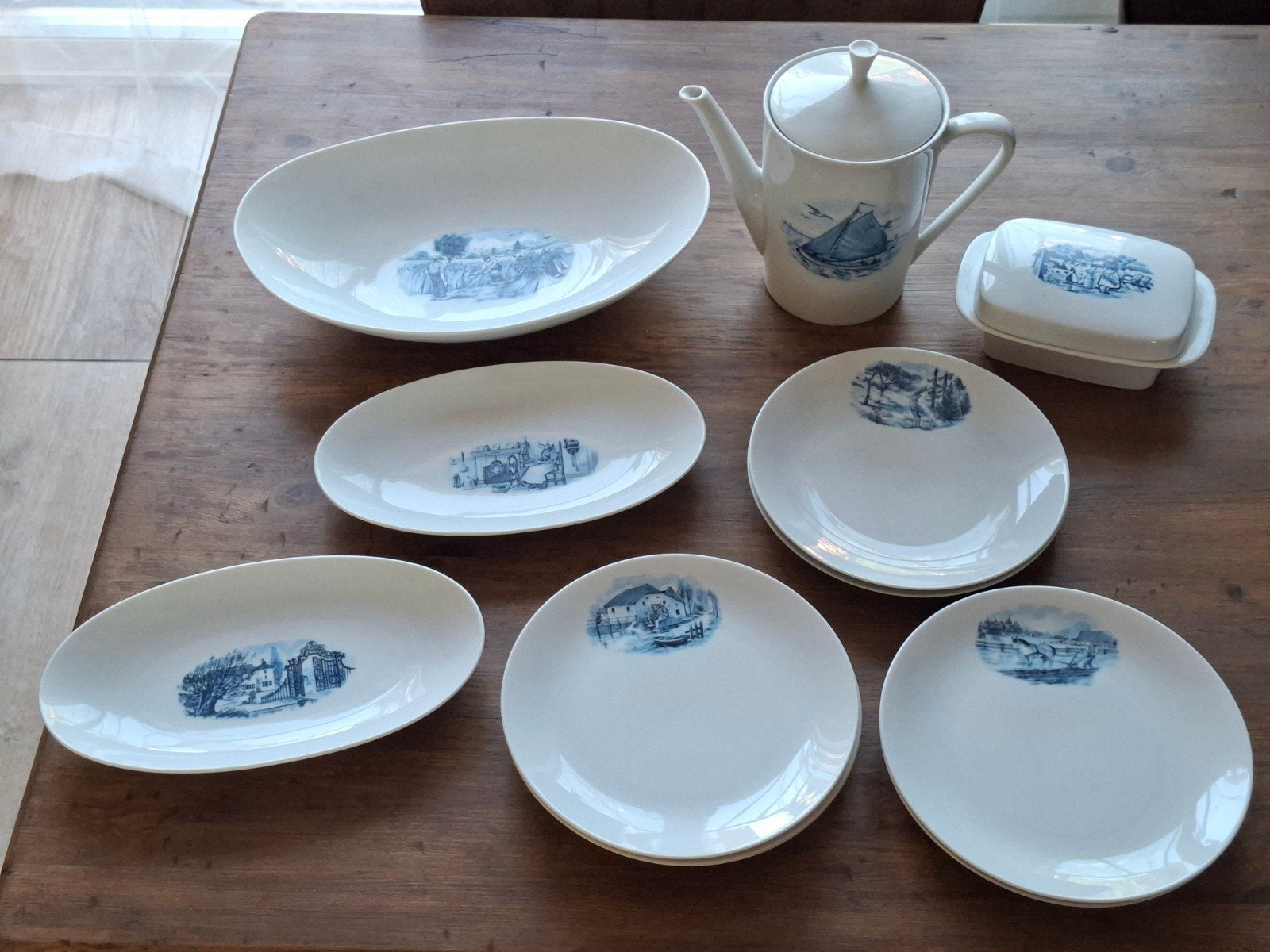 Vintage Hollandservies Seltmann Weiden, Ophalen