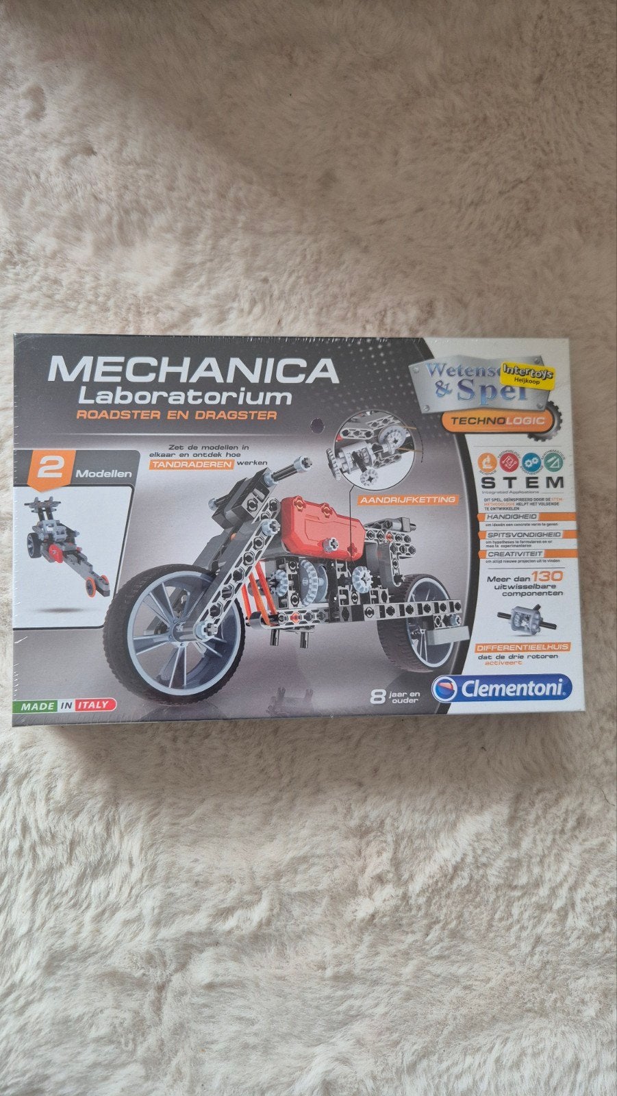 Clementoni Mechanica Laboratorium Roadster & Dragster, Kinderen en Baby's, Speelgoed | Educatief en Creatief, Ophalen of Verzenden