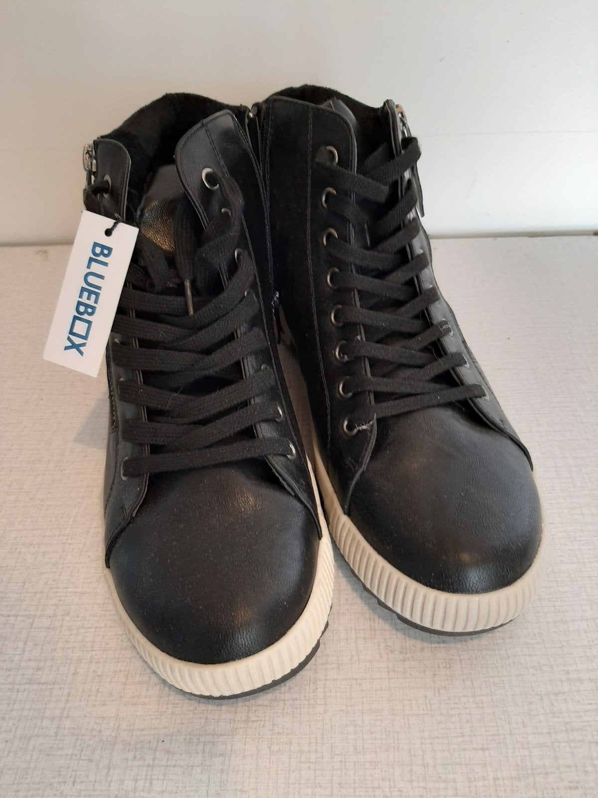 Bluebox hoge sneakers zwart nieuw met label maat 41, Kleding | Dames, Zwart, Nieuw, Ophalen of Verzenden, Sneakers of Gympen