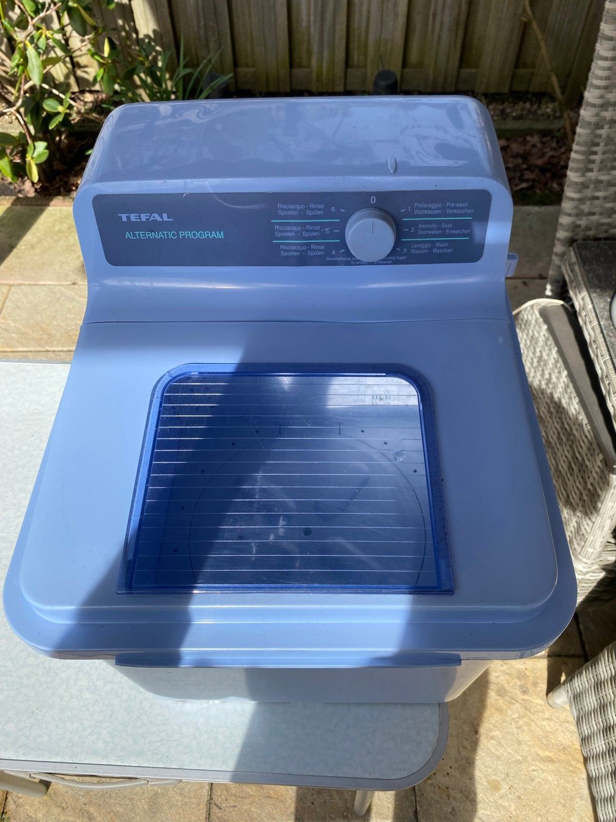 Tefal Alternatic Program Camping Wasmachine - Compact & Hand, Witgoed en Apparatuur, Wasmachines, Minder dan 85 cm, Minder dan 4 kg