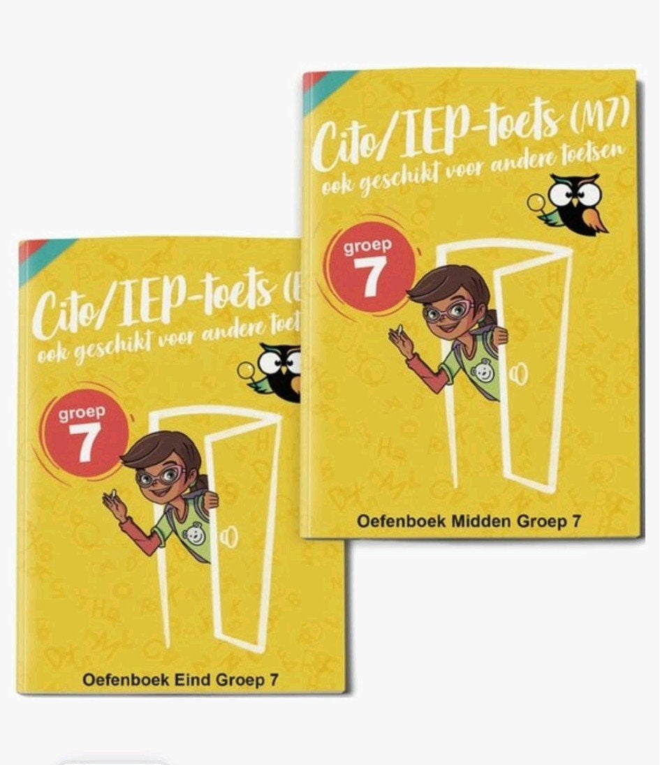 Cito/IEP-toets OefenPdfboeken Groep 7 (Midden & Eind), Ophalen, Zo goed als nieuw, Overige niveaus, Nederlands