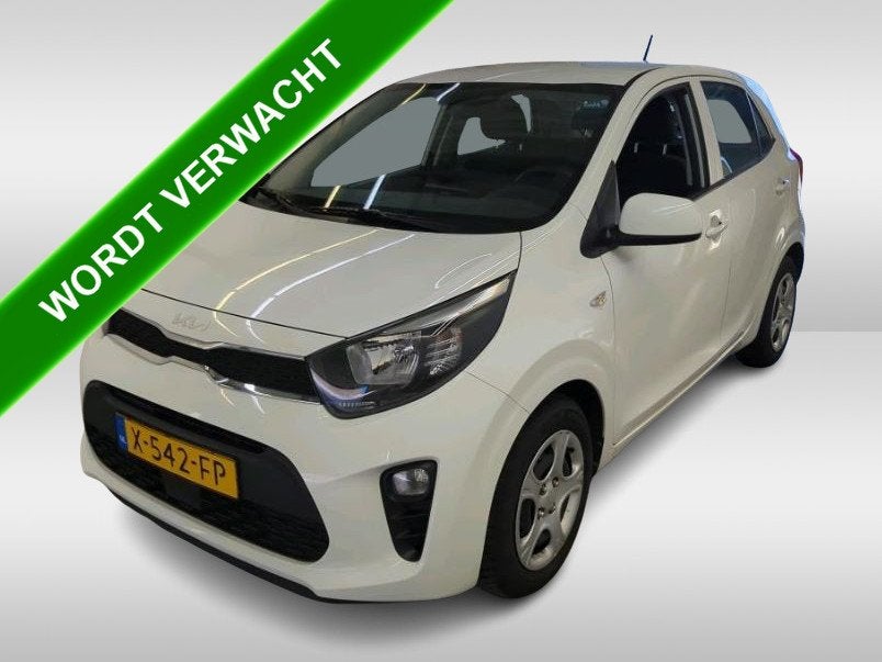 Kia Picanto 1.0 DPi ComfortLine 5pers/ Airco / Radio-multime, Dealer onderhouden, Stof, Gebruikt, Wit