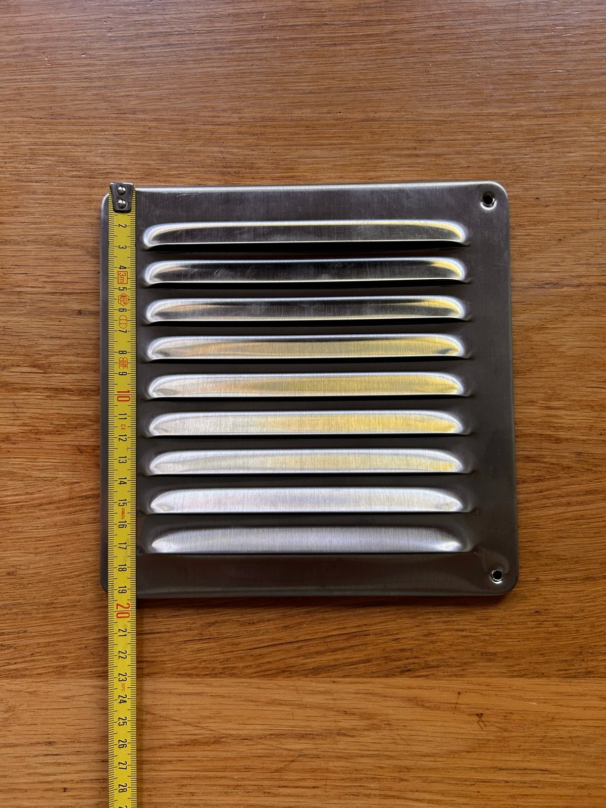 Nieuw Schoepenrooster Ventilatie 19,5x19,5 cm, Ophalen of Verzenden, Nieuw, Ventilator