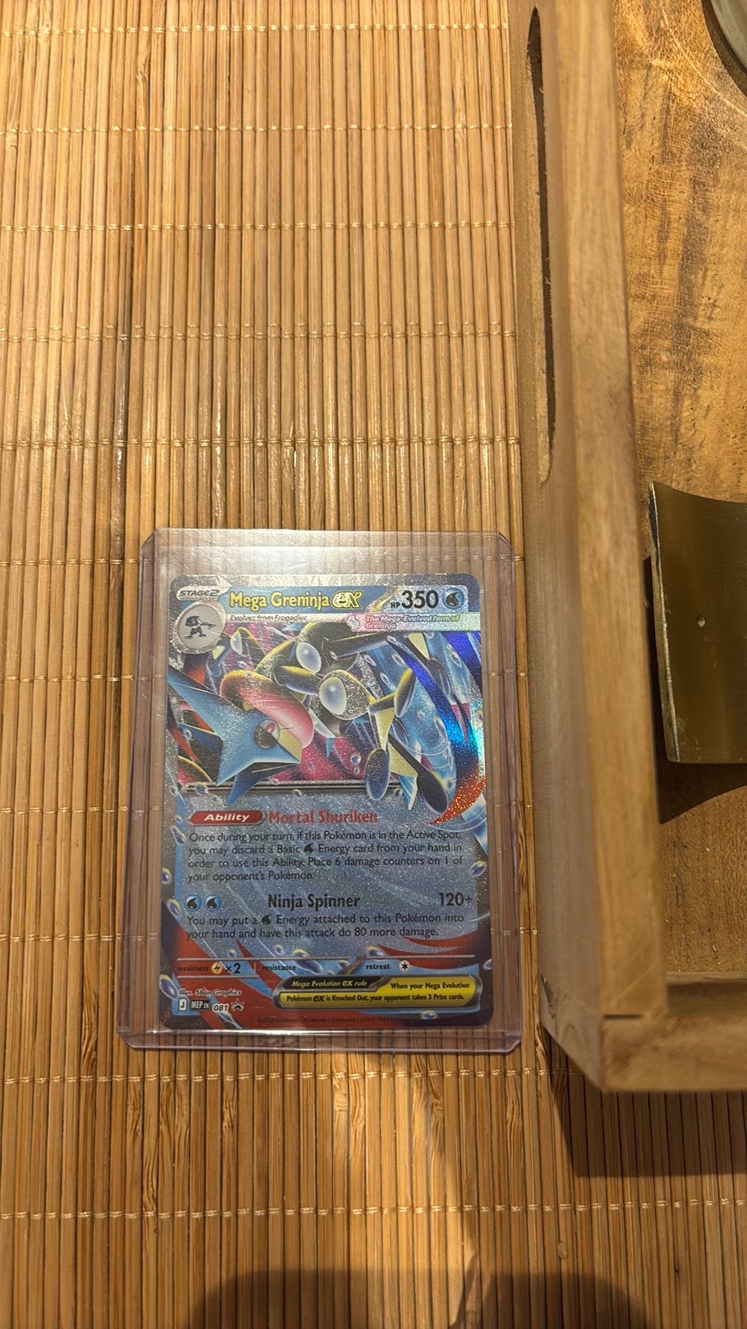 Promo kaart greninja, Ophalen, Zo goed als nieuw, Losse kaart, Foil